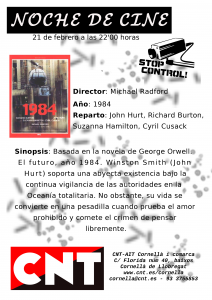 cartell cinema 1984